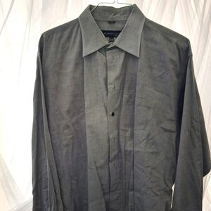 Men's XL Kenneth Cole Dress Shirt Grey